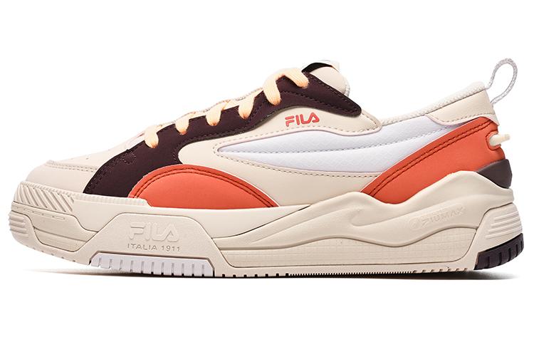 FILA CANESTRO Cushioning Anti-Slip And Wear-Resistant Low-Top Vintage Basketball Shoes Women's Nude