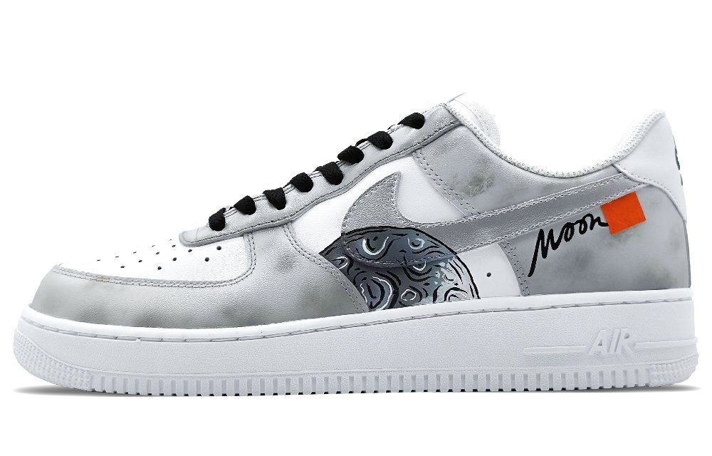Nike Air Force 1 07 YXYY Air Force 1 Coverage Warm Low-Top Skateboard Shoes Men's Black White Gray