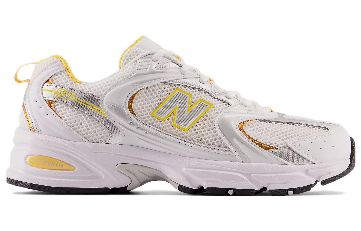 New Balance 530 White Vibrant Apricot Silver Metallic купить в интернет-магазине Yoocart с быстрой доставкой по России.