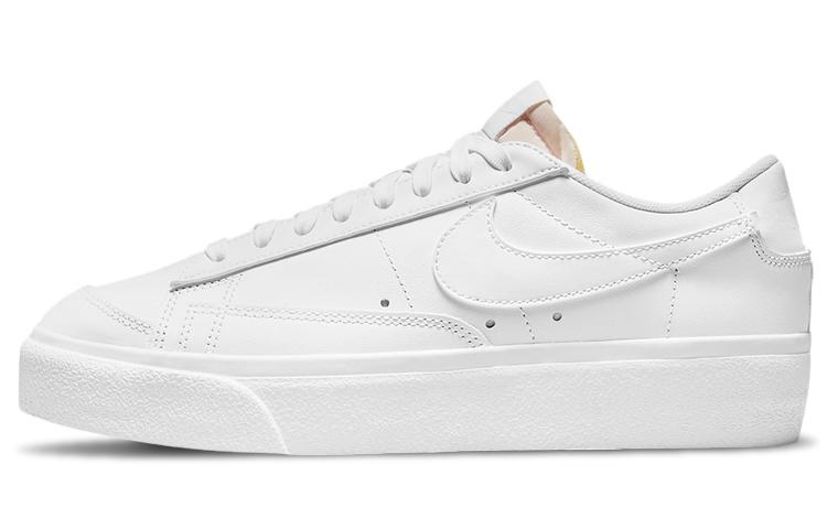 Nike Blazer Low Platform Triple White Women's