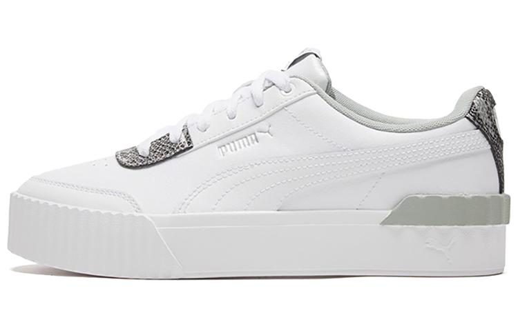 PUMA Carina Lift Snake White/snake Print Low Casual Board Shoes Women's