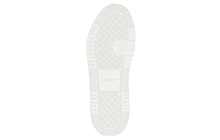 Givenchy White G4 Leather Low-Top Sneakers