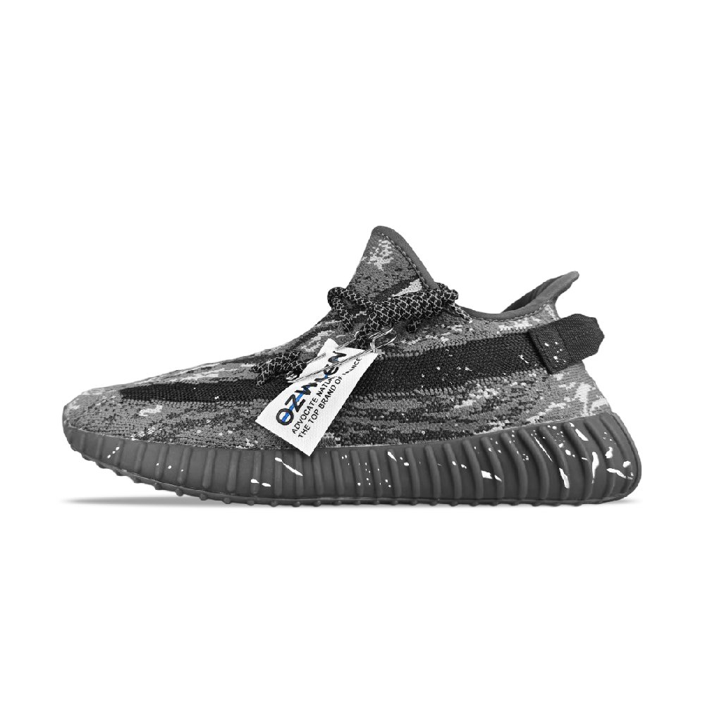 Adidas Originals Yeezy Boost 350 V2 Abrasion Resistant Low Top Casual Shoes Unisex Black