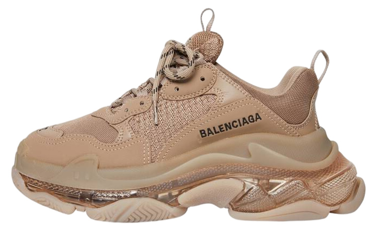 Balenciaga Triple S Sneakers 'Clear Sole Brown' Women's