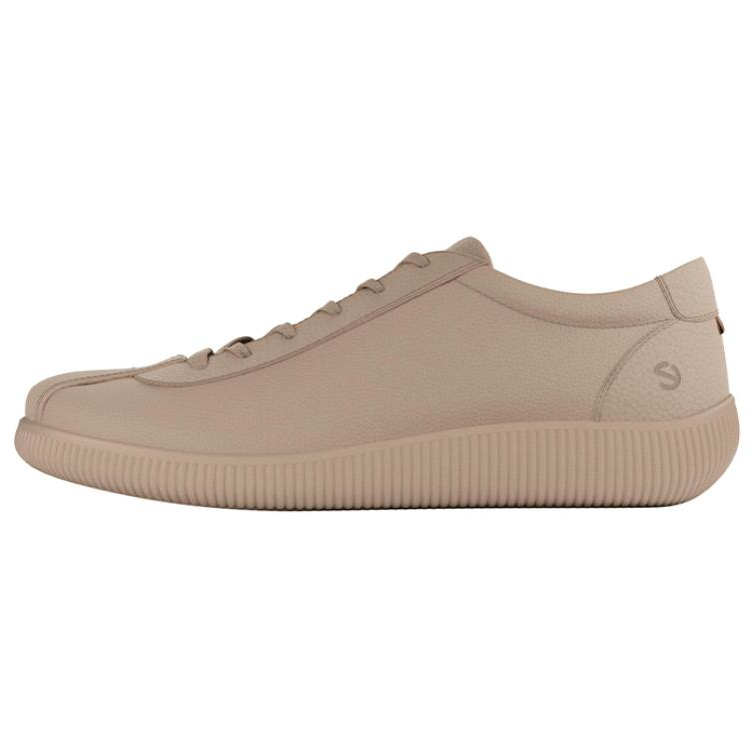 Ecco Anti-Slip Wear-Resistant Low-Top Casual Shoes Women's Nude