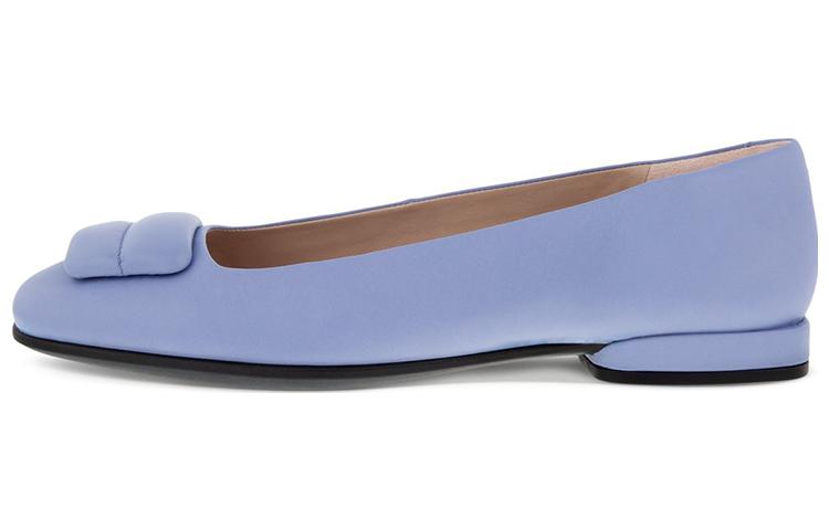 Ecco Annie Square Toe Casual Single Shoes Women's Lavender
