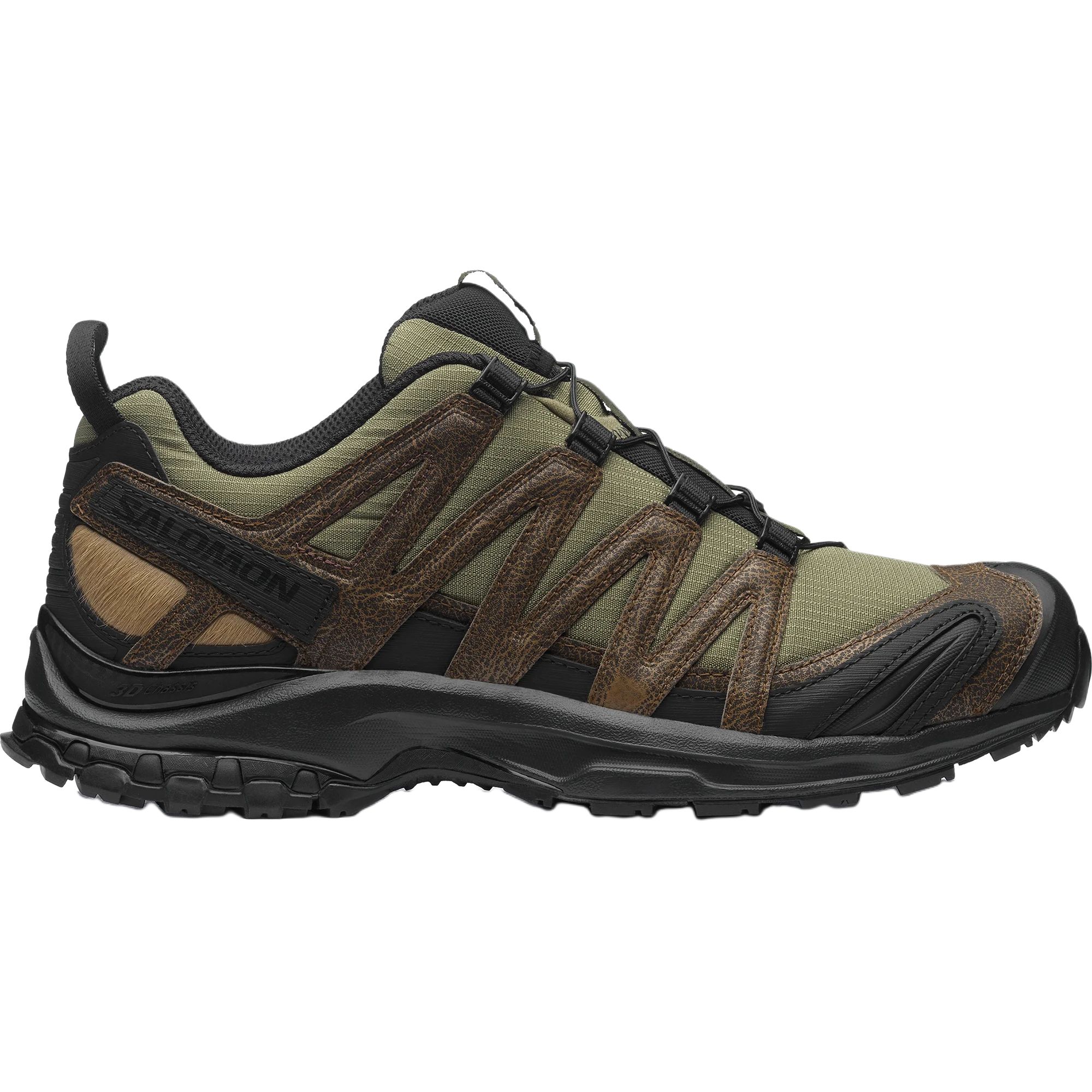 SALOMON XA PRO 3D Cushioning, Breathable, Supportive Trail Running Shoes Unisex Green Brown