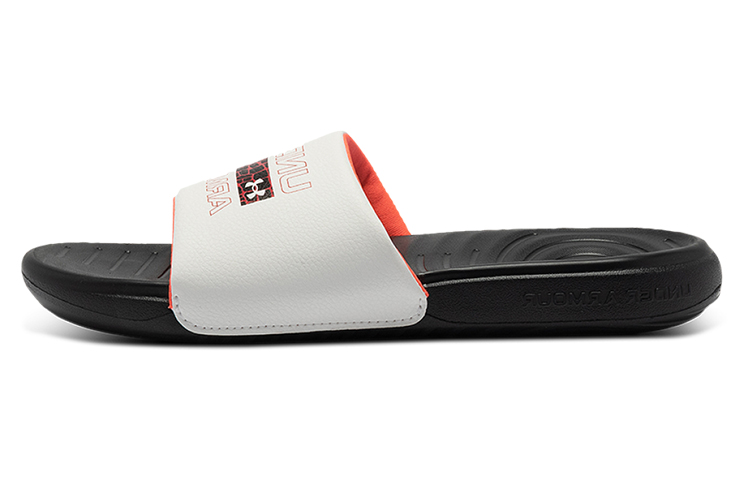 Under Armour Ansa Graphic Slipper Black/White Women's