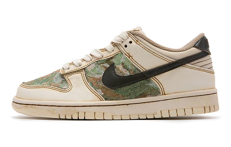 Nike Dunk Low Slip Resistant, Abrasion Resistant, Lightweight Low Top Skateboard Shoes Women's Black Brown