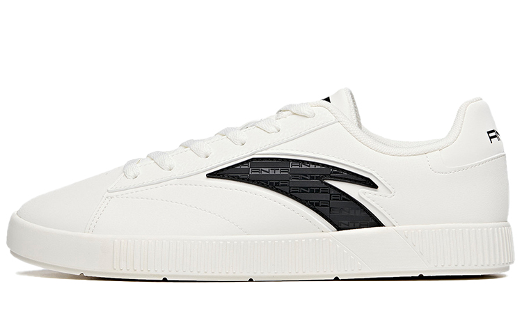 Anta Life Collection Slip-Resistant Low-Top Skateboard Shoes Men's White