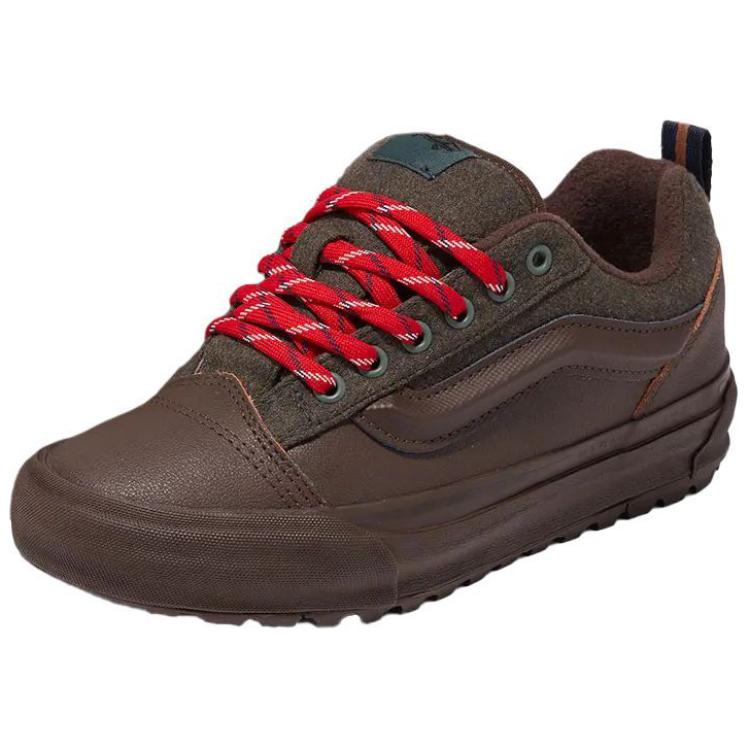 Vans Anti-Slip Wear-Resistant Low-Top Skateboard Shoes Unisex Brown