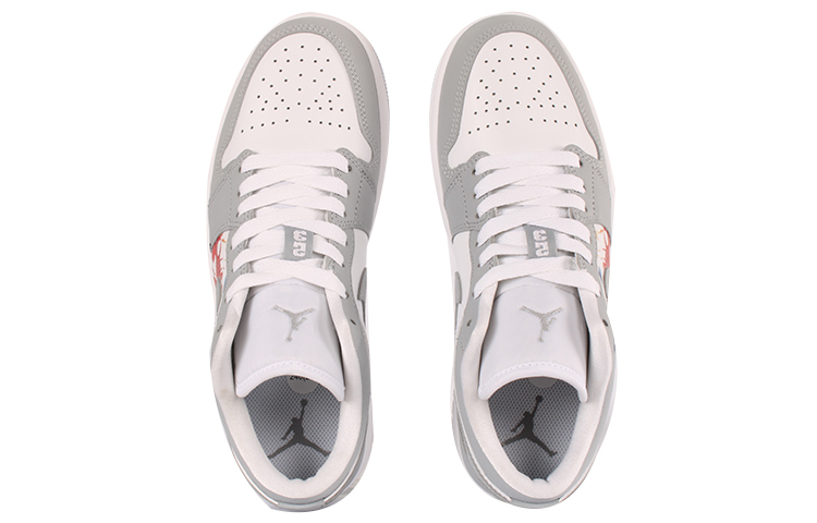 Jordan Air Jordan 1 Vintage Basketball Shoes Women's Low Top Gray