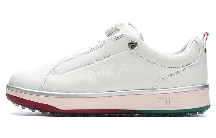 FILA GF 1911 Trainer Cushioning, Wear Resistant Low top Golf Shoes Women's White Pink