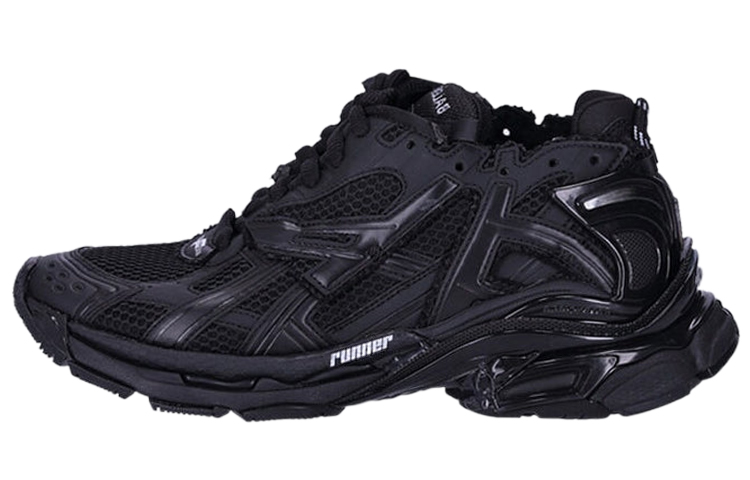 Balenciaga Runner Sneakers 'Matte Black Mesh And Nylon'