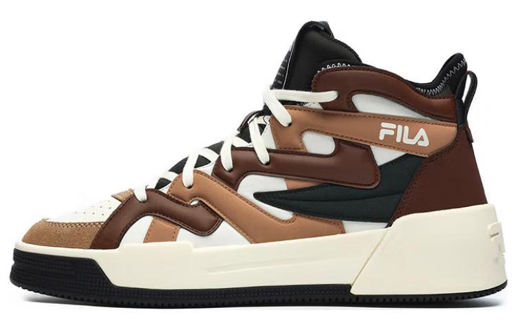 FILA Salto F Mid-Top Skateboard Shoes Men's Brown