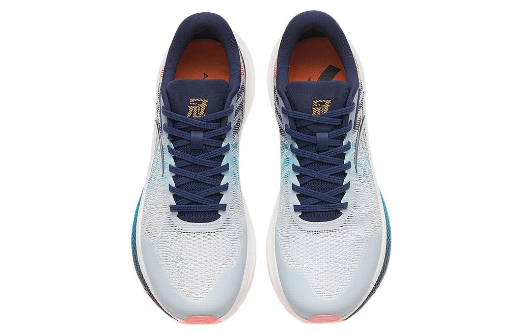 Anta Champion 2nd Gen Anti Slip Wear Resistant Low Top Running Shoes Men's Gray Blue Orange купить в интернет-магазине Yoocart с быстрой доставкой по России.