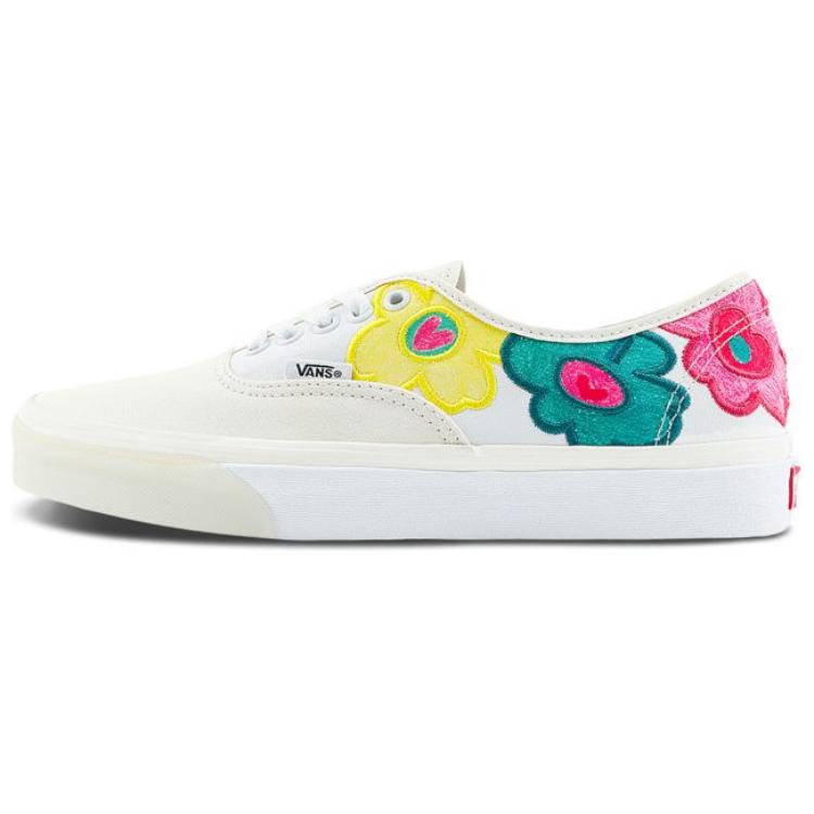 The Museum Visitor x Vans Authentic Coverage Wear-Resistant Low-Top Skateboard Shoes Unisex White