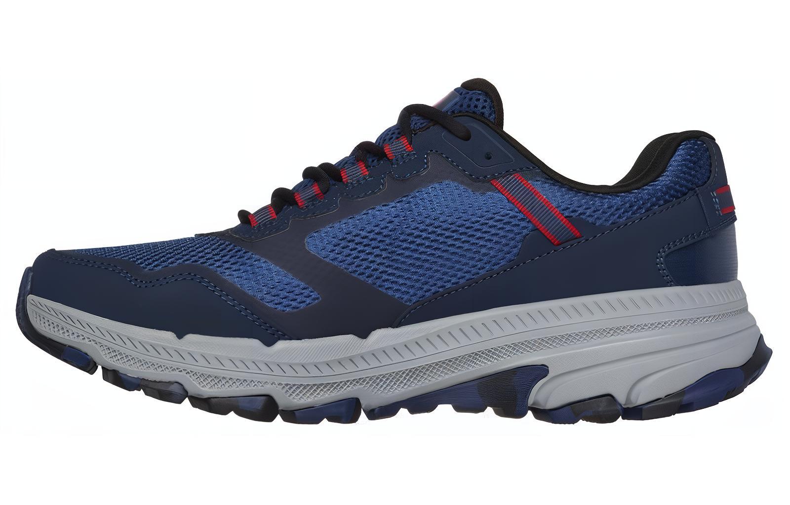 Skechers Cushioning Breathable Low-Top Running Shoes Men's Marine Blue купить в интернет-магазине Yoocart с быстрой доставкой по России.