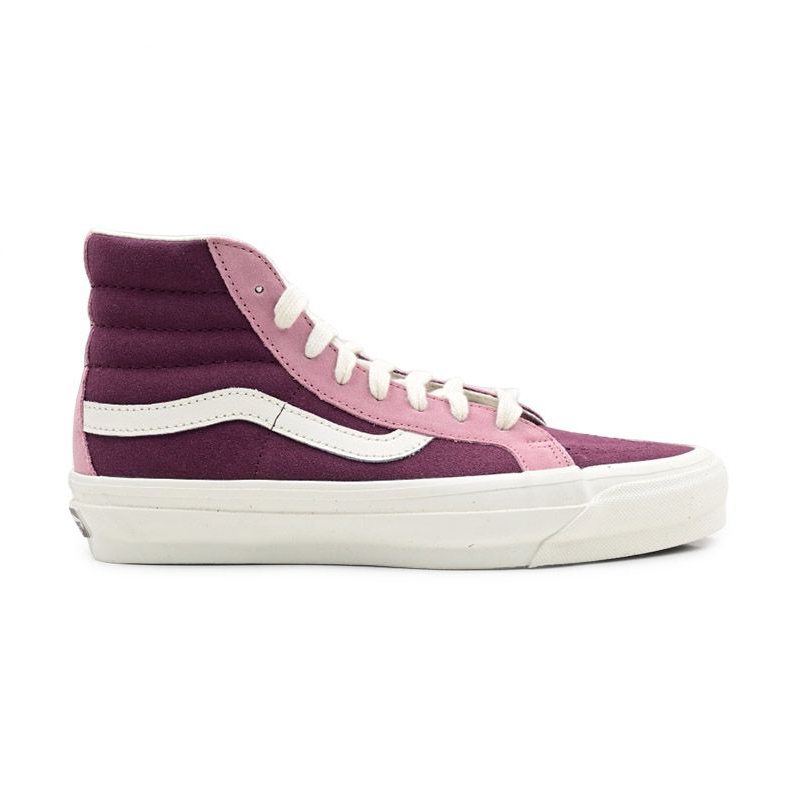 Vans SK8 High Top Skateboard Shoes Unisex Pink Purple