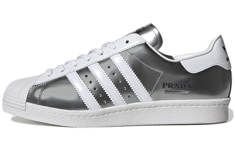 Adidas Prada X Superstar 'Silver Metallic'