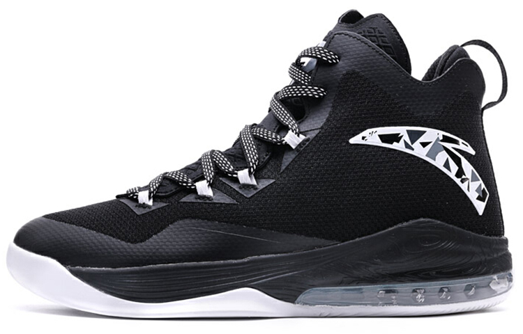 Anta Shield 1 Cushioning Anti-Slip And Wear-Resistant Low-Top Basketball Shoes Black White
