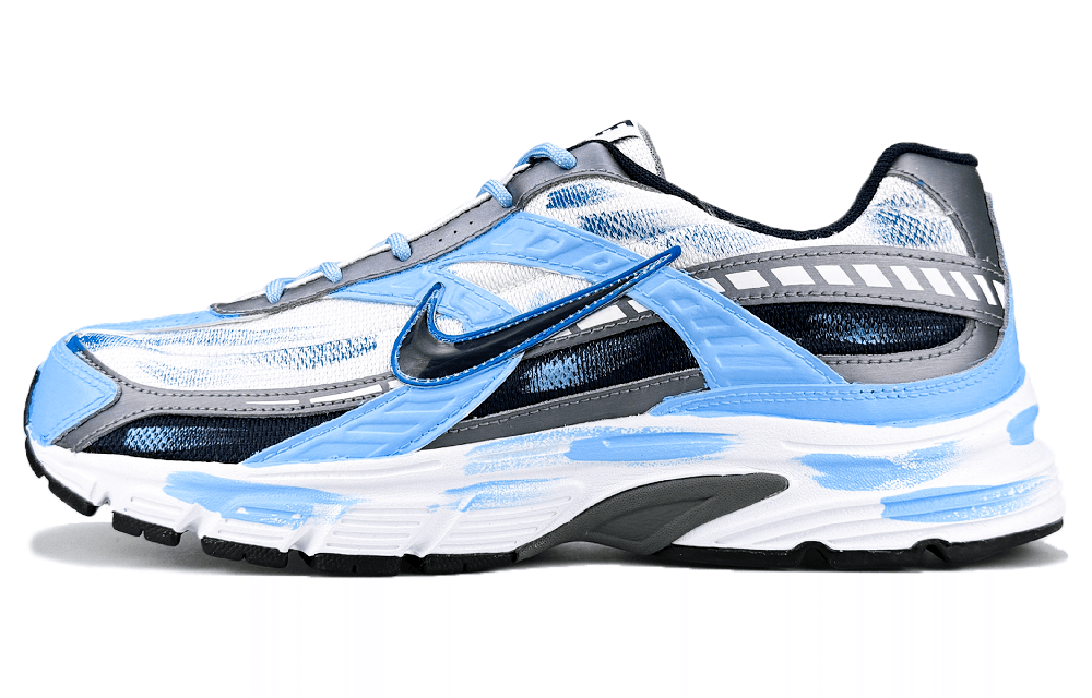 Nike Initiator Low Top Running Shoes Men's White Blue