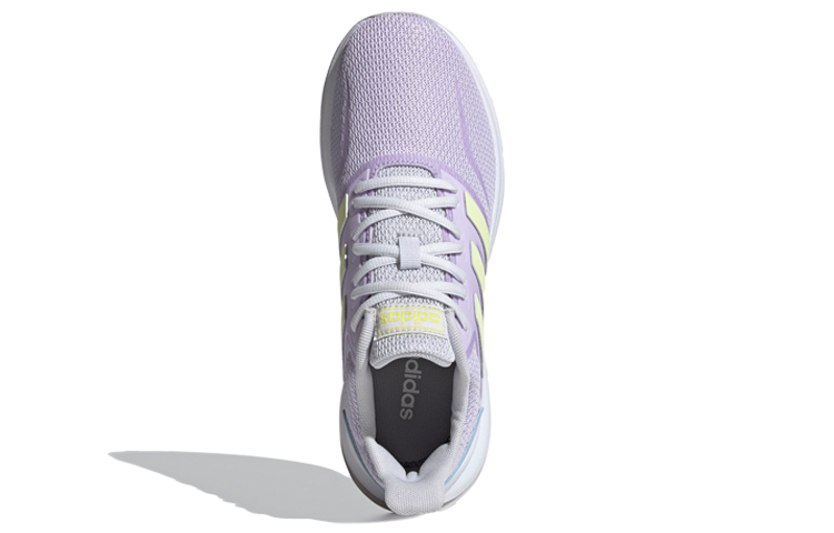 Adidas Neo Runfalcon Series Slip Resistant Low top Casual Running Shoes Women's Light Purple Yellow купить в интернет-магазине Yoocart с быстрой доставкой по России.