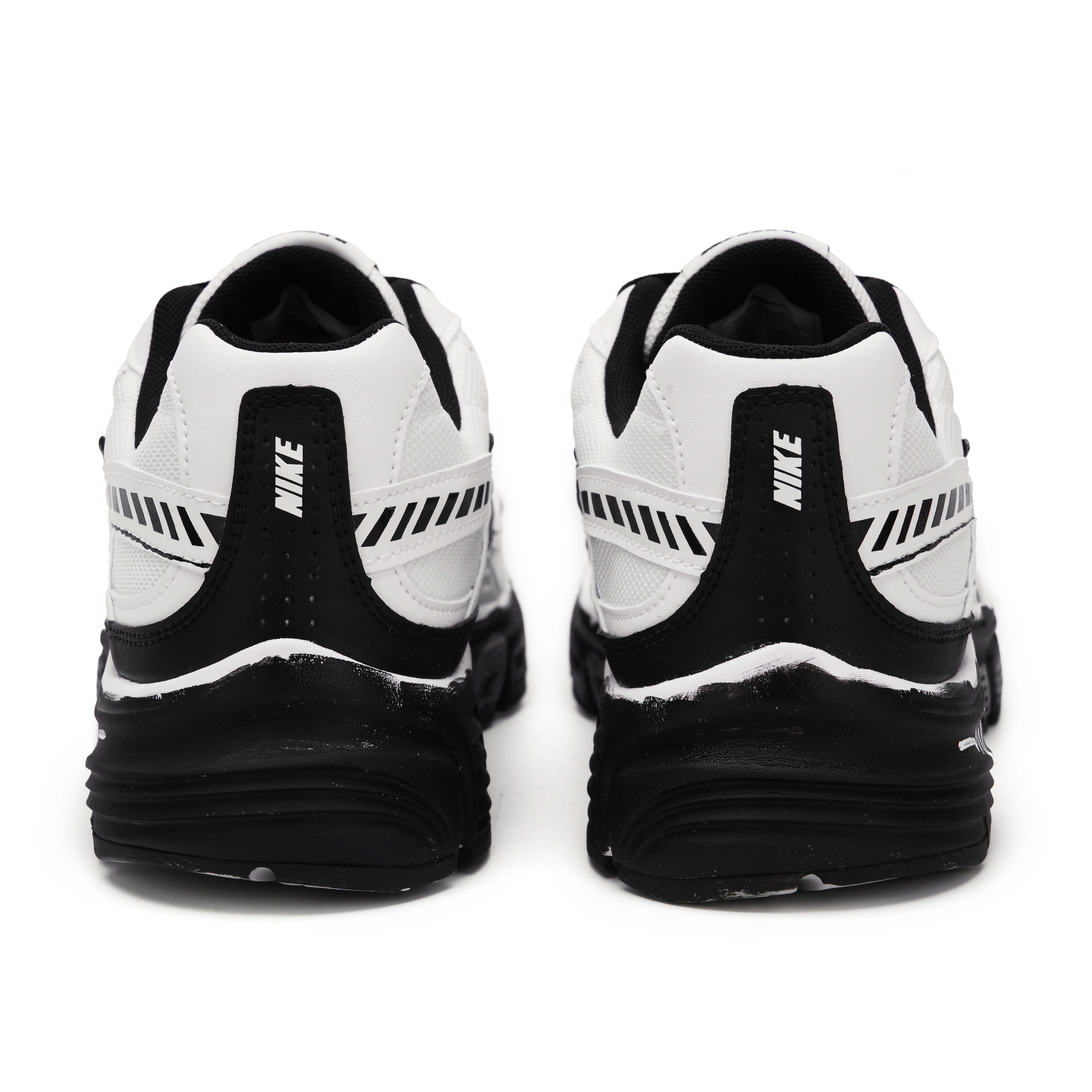 Nike Initiator Shock Absorbers Low Top Casual Sprint Running Shoes Men's White Black купить в интернет-магазине Yoocart с быстрой доставкой по России.