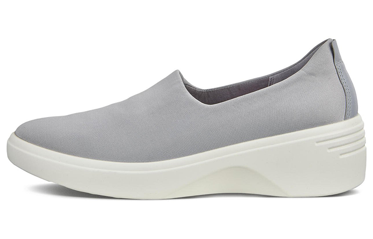 Ecco Soft 7 Low Top Skateboard Shoes Women's Gray