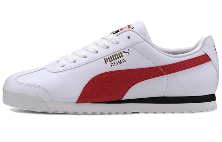 PUMA Roma Sports Casual Shoes 'White Red'