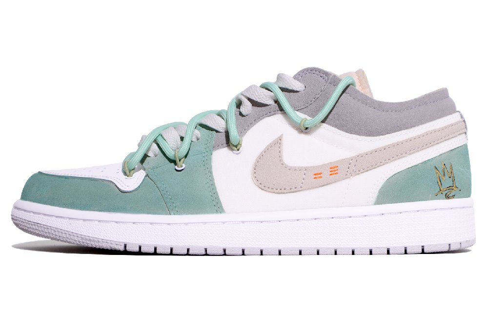 Jordan Air Jordan 1 Low Se Craft Low-Top Vintage Basketball Shoes Men's Sage Green