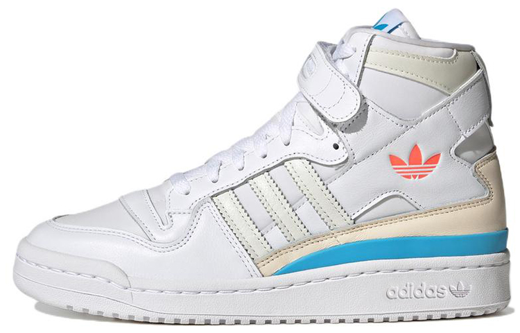 Adidas Forum 84 High White Cream Blue Women's