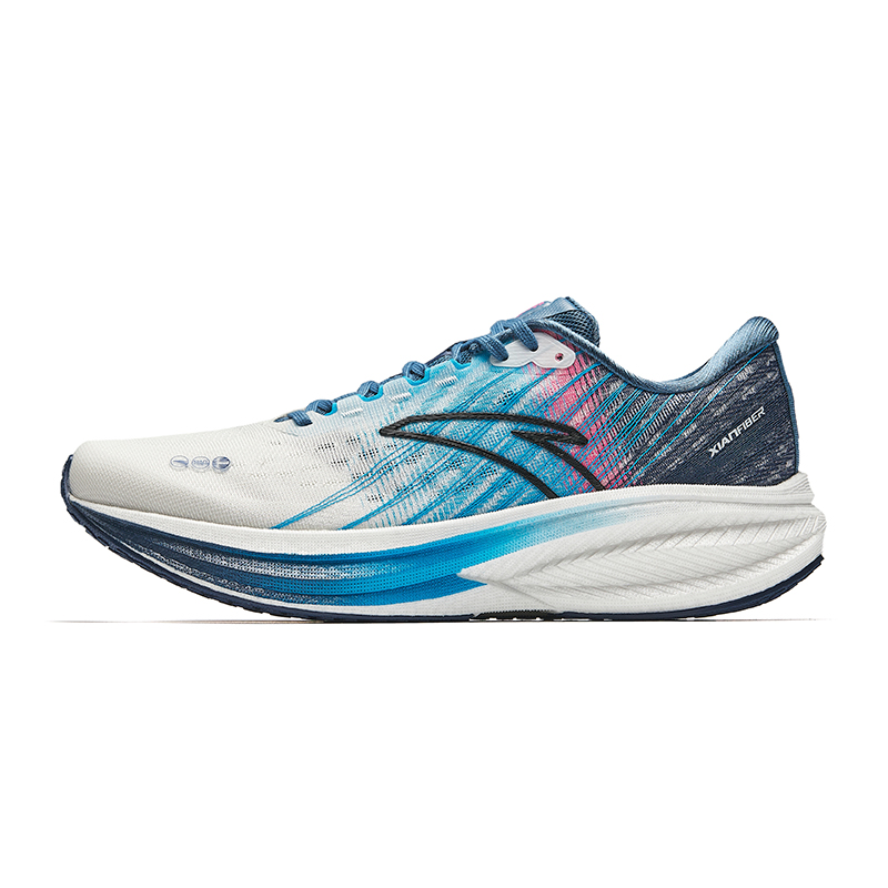 Anta Champion 3rd Gen Shock Absorbers Slip Resistant Abrasion Resistant Low top Running Shoes Men's Sea Blue