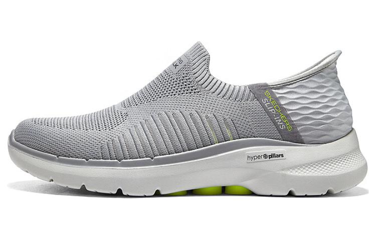 Skechers Go Walk 6 'Grey Yellow'