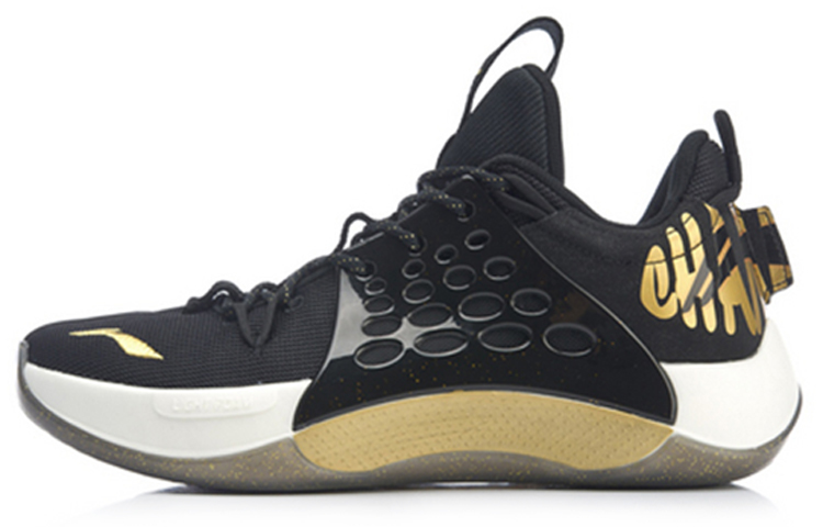 2018-2019 Season CBA Champion Shoes Glory Edition - Black/Gold | LINING Sonic VII LOW Sneakers
