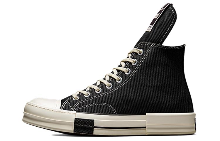 Converse Drkstar Hi Rick Owens Drkshdw Black Egret