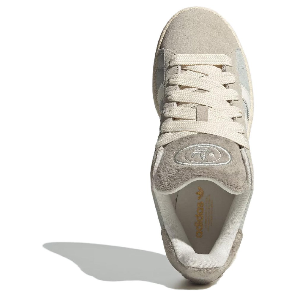 Adidas Originals CAMPUS 00s Anti-Slip Wear-Resistant Low-Top Skateboard Shoes Women's Gray White Brown