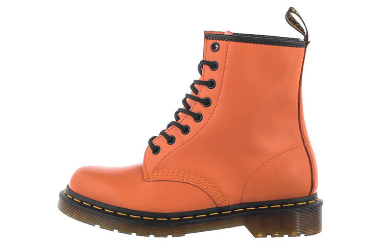 Dr. Martens 1460 8 Martin Boots Couple Style Orange