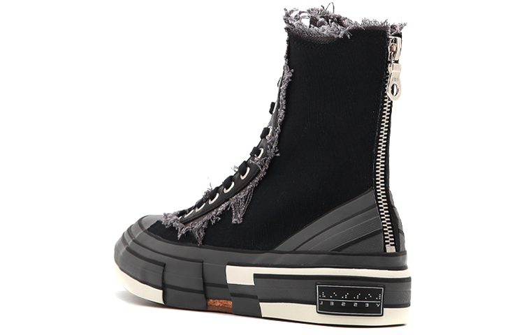 Yohji Yamamoto x VESSEL G.O.P. Highs High-Top Skateboard Shoes Unisex Black