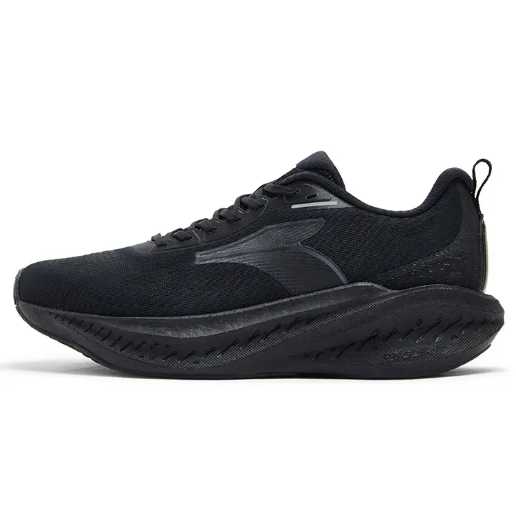 361° Shock Absorbers With Slip Resistant And Abrasion Resistant Properties Low Top Sprint Running Shoes Men's Black