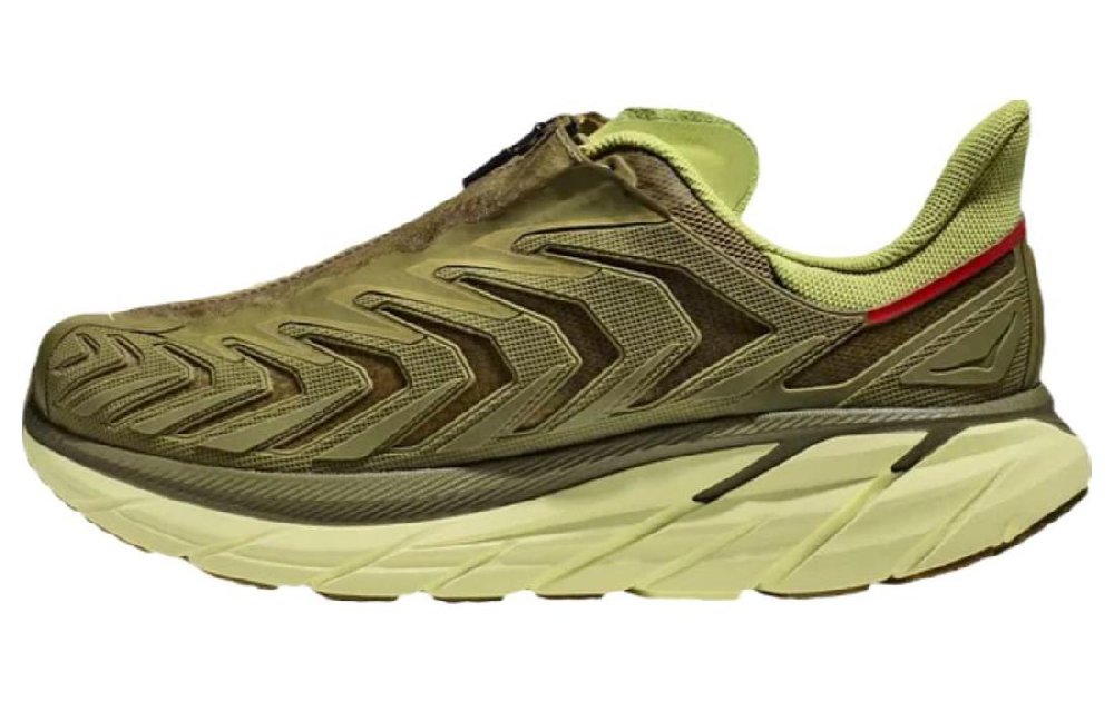 HOKA ONE ONE Project Clifton Avocado Dark Citron