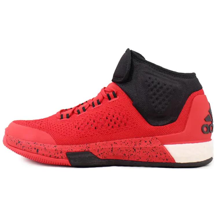 Adidas Crazylight Boost Anti-Slip Wear-Resistant High-Top Basketball Shoes Men's Red