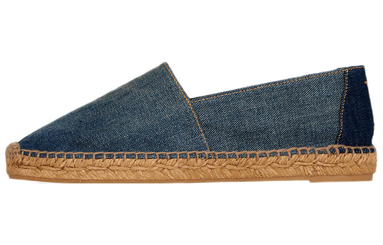 SAINT LAURENT Ysl Embroidered Slip On Espadrilles