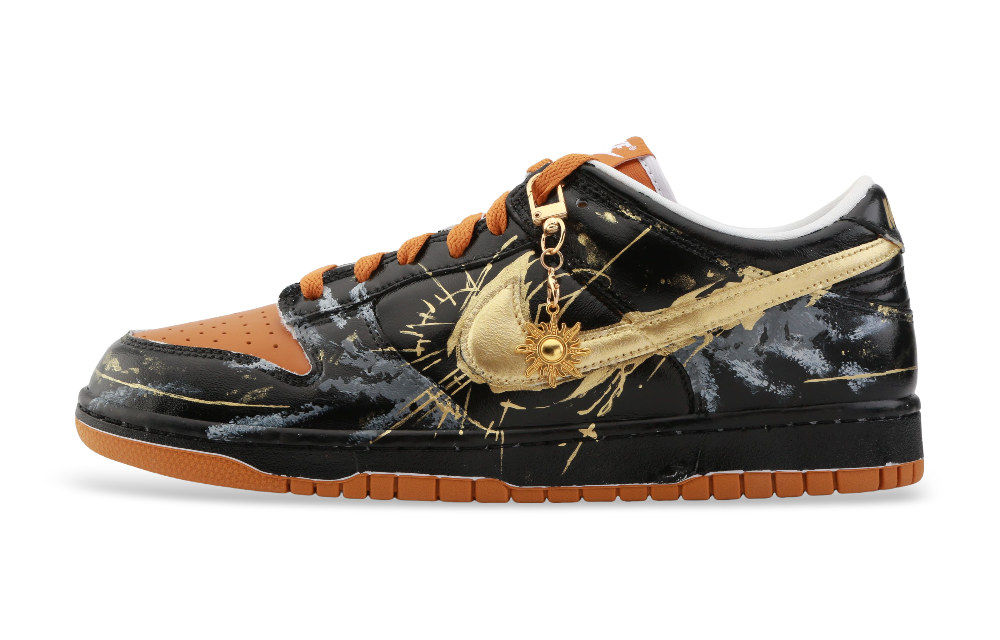 Nike Dunk Icarus Abrasion Resistant Low top Skateboard Shoes Unisex Black