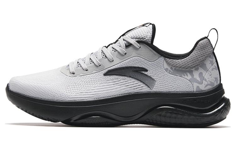 Anta God Walk 4 Cushioning Anti-Slip And Wear-Resistant Low-Top Training Shoes Men's Gray Black