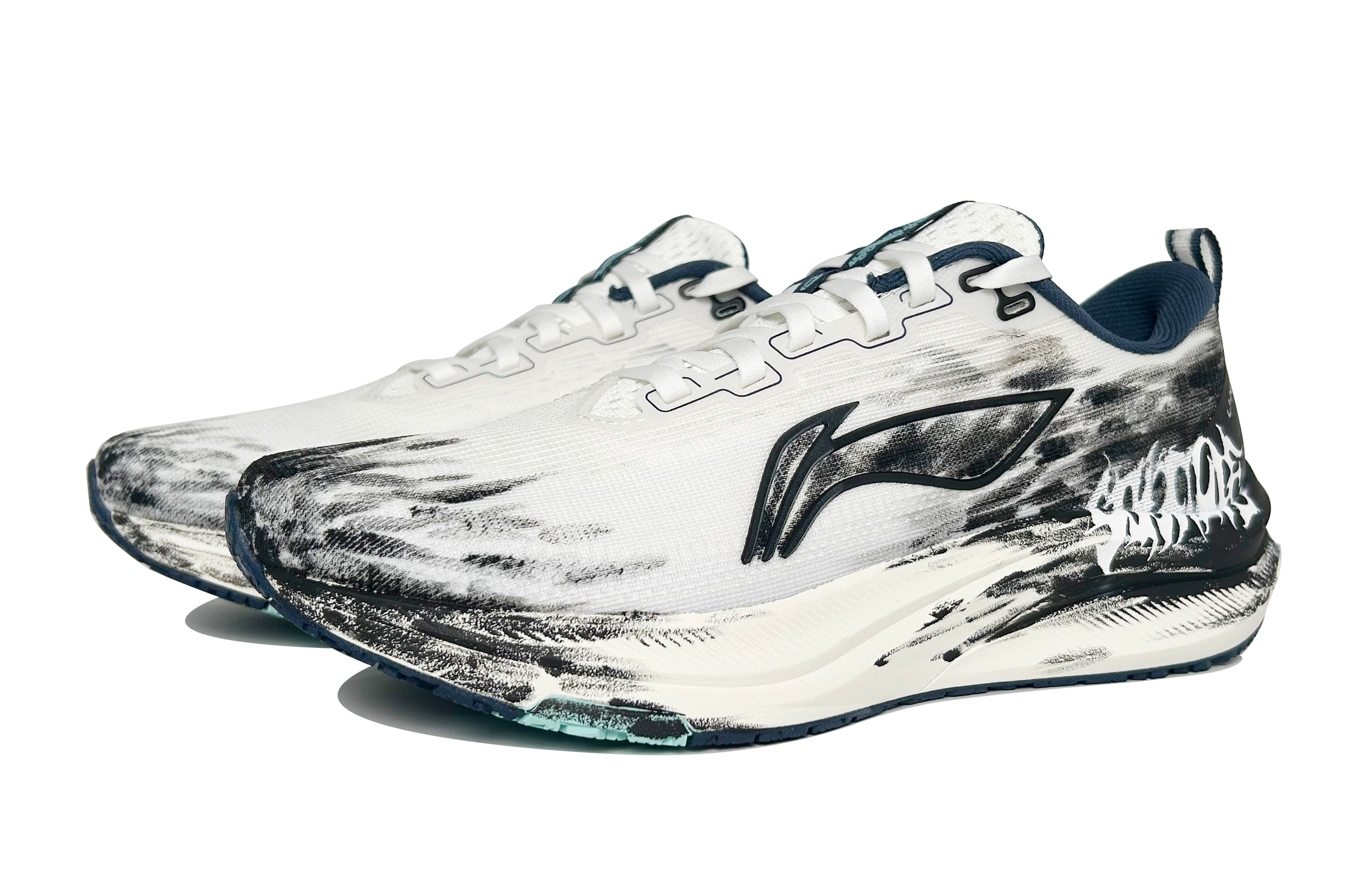 LiNing Red Hare 8 Slip Resistant Abrasion Resistant Low top Casual Running Shoes Men's Black White купить в интернет-магазине Yoocart с быстрой доставкой по России.