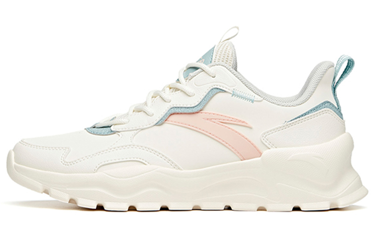 Anta Variety Training Collection Cushioned Slip-Resistant Low-Top Training Shoes Women's White Blue Pink