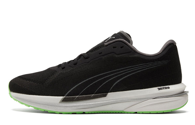PUMA Velocity Nitro Low Running Shoes Green/Black