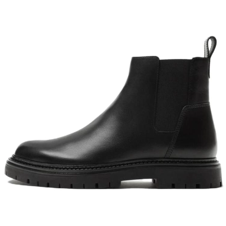 ZARA Short Chelsea Boots Men's Black