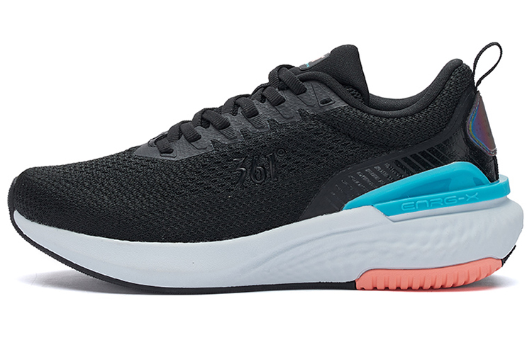 361° Fei Ren Breathable And Resilient Low Top Running Shoes Women's Black Green
